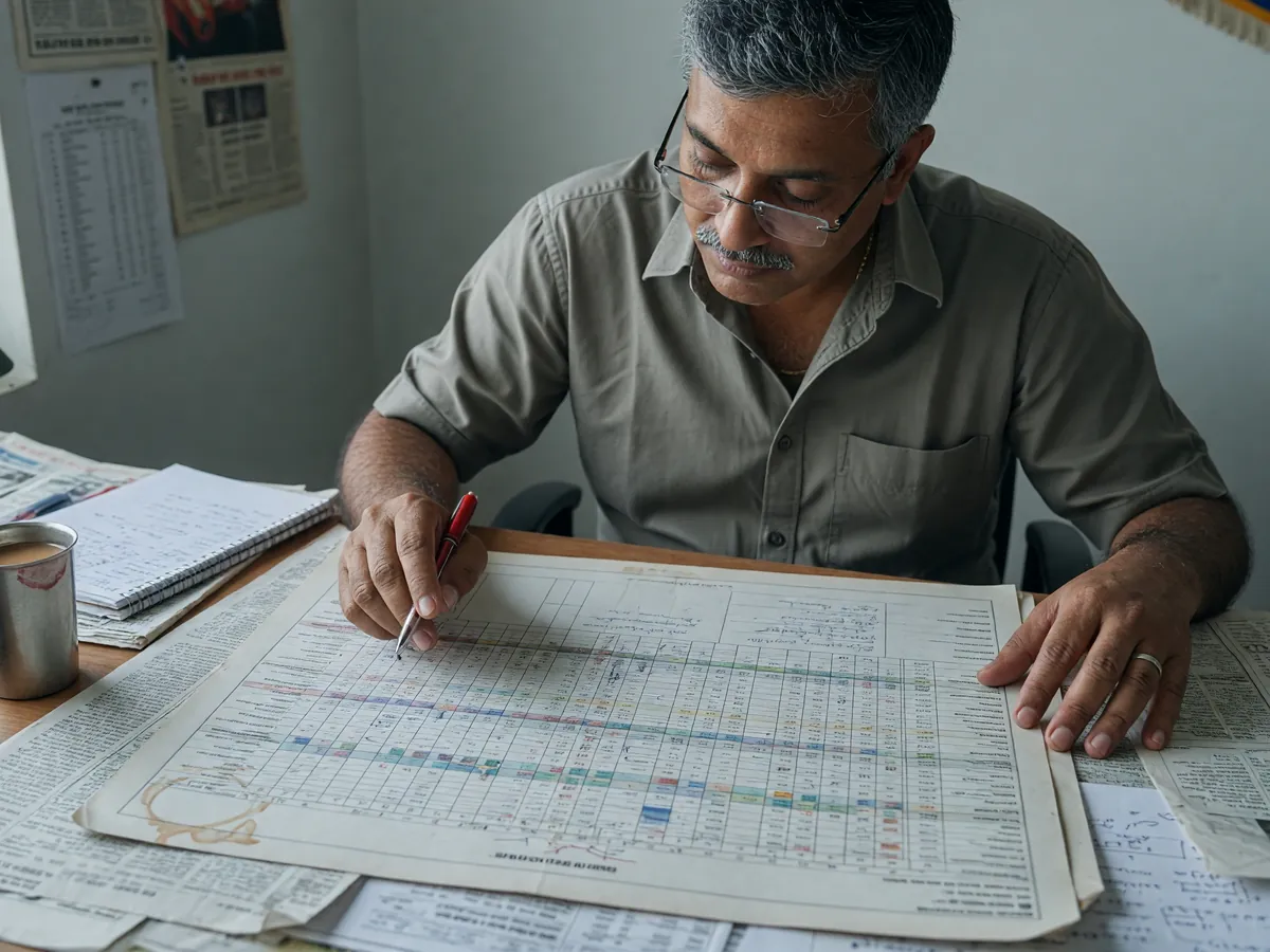 Editorial photograph of a fan setting a personal weekly budget with a paper notebook