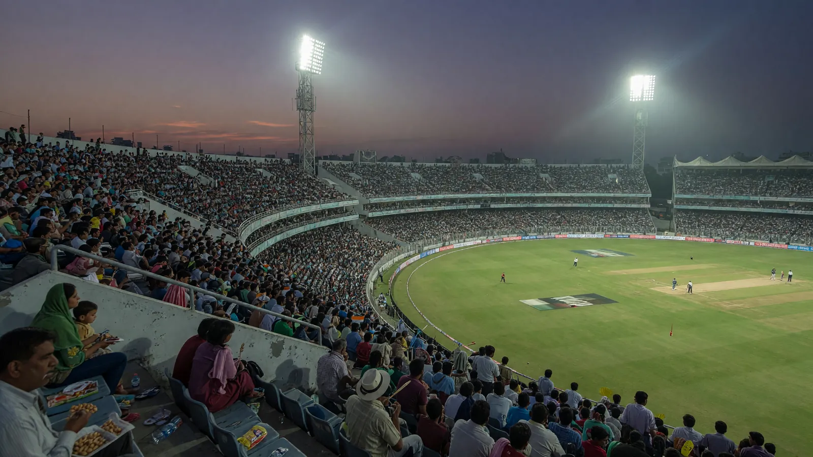 Editorial photograph of a quiet water break during a cricket practice session